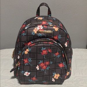 Steve Madden Grey Floral Backpack